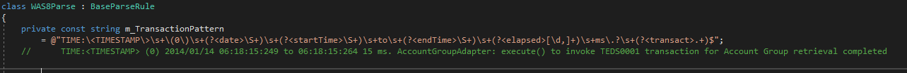 Complex RegEx Code example